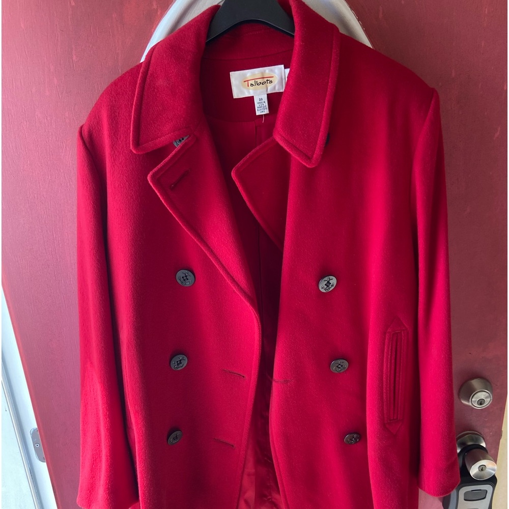 Red Talbots coat